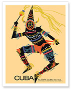 Cuba - Alegre Como Su Sol (Cheerful as Her Sun), Native Dancer - Fine Art Prints & Posters