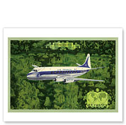 Aviation - Vickers Viscount, World Cultures Background - Fine Art Prints & Posters