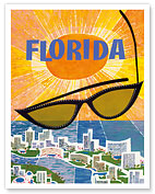 Miami, Florida - The Sunshine State - c. 1955 - Fine Art Prints & Posters