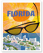 Miami, Florida - The Sunshine State - c. 1955 - Fine Art Prints & Posters