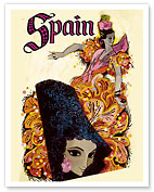 Spain - Flamenco Dancer - c. 1968 - Fine Art Prints & Posters