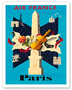 Paris - Aviation - Parisian Landmarks - Fine Art Prints & Posters