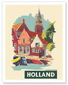 Monnickendam, Holland - The Netherlands - De Speeltoren (Carillon Tower) - Fine Art Prints & Posters