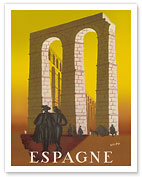 Espagne (Spain) - Aqueduct of Segovia - Fine Art Prints & Posters