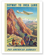 Skyway to Inca Land - Pan American Airways (PAA) - Giclée Art Prints & Posters