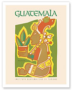 Guatemala - Yum Kax, Dios Del Maiz (Lord of the Forest) - Fine Art Prints & Posters