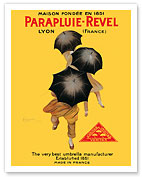 Parapluie-Revel - The Very Best Umbrella Manufacturer - Established 1851 - Lyon, France - Fine Art Prints & Posters