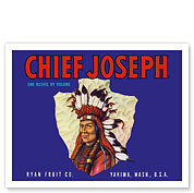 Chief Joseph Apples - Ryan Fruit Company - Washington State - c. 1915 - Fine Art Prints & Posters