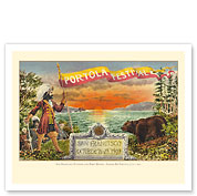 Portola Festival - San Francisco, California - c. 1909 - Fine Art Prints & Posters