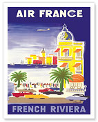 Aviation - French Riviera - Côte d'Azur, Le Negresco Hotel - Fine Art Prints & Posters