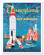 Disneyland - Los Angeles - Tomorrowland - c. 1955 - Fine Art Prints & Posters