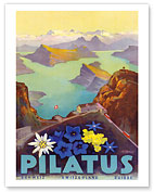 Mount Pilatus - Schweiz Switzerland Suisse - Lake Oberalp - Fine Art Prints & Posters