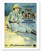 The Sheik - Motion Picture Starring Agnes Ayres and Rudolph Valentino - Giclée Art Prints & Posters