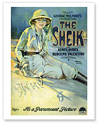 The Sheik - Motion Picture Starring Agnes Ayres and Rudolph Valentino - Fine Art Prints & Posters