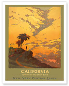 California - America's Vacation Land - New York Central Lines - Giclée Art Prints & Posters