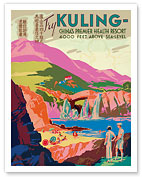 Try Kuling - China's Premier Health Resort 4000 Feet above Sea-Level - Yangtze River - Fine Art Prints & Posters