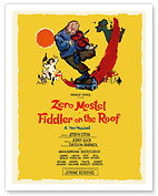 Fiddler on the Roof - Starring Zero Mostel - Musical by Harold Prince - Fine Art Prints & Posters