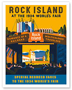Rock Island at the 1934 World's Fair - A Century of Progress - Fine Art Prints & Posters