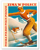 Zima w Polsce (Winter in Poland) - Polska (Polish) - Polen - Pologne - Cross Country Ski - Fine Art Prints & Posters