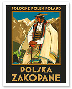 Pologne Polen Poland - Polska Zakopane (Poland resort town) - Tatras Mountains - Polish Górale (Mountaineer) - Fine Art Prints & Posters