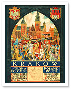 Kraków, Polska (Kracow, Poland) - Polskie Koleje Państwowe (Polish State Railways) - King Stefan Bathory - Fine Art Prints & Posters