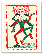 Carnaval Arroyano - Puerto Rico - Décimo Aniversario (10th Anniversary) - 1977 - Fine Art Prints & Posters