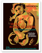 Exposicion (Exhibition) of Puerto Rican Artist Maria Rodriguez Señeriz - Pintura (Paintings), Dibujo (Drawings), Grabado (Engravings) - Fine Art Prints & Posters