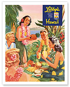 Hawaiian Luau, Libby's Pineapple Hawaii - Fine Art Prints & Posters