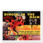 Singin' in the Rain - Starring Gene Kelly, Donald O'Connor, and Debbie Reynolds - Fine Art Prints & Posters