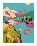The Yangtsze (Yangtze) River Gorges - In the Heart of China - Fine Art Prints & Posters