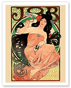 Job - Cigarette Rolling Papers Advertisement - Art Nouveau - Giclée Art Prints & Posters