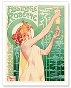 Absinthe Robette - Art Nouveau Nude Belgian - Fine Art Prints & Posters