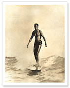 Hawaiian Surfer Duke Kahanamoku - Fine Art Prints & Posters