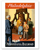 Philadelphia - Go by... Pennsylvania Railroad - Giclée Art Prints & Posters