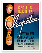 Cecil B. DeMille's Cleopatra - Starring Claudette Colbert, Warren William, and Henry Wilcoxon - Fine Art Prints & Posters