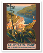 La Riviera Italienne (The Italian Riviera) - Portofino, Italy - Près de S. Margherita et Rapallo - Fine Art Prints & Posters