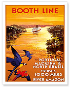 Portugal, Madeira & North Brazil - Booth Line - Fine Art Prints & Posters