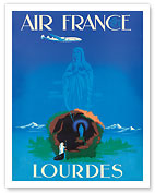 Lourdes - Virgin Mary - Our Lady of Lourdes - Fine Art Prints & Posters