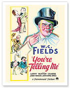 W.C. Fields in You're Telling Me - Giclée Art Prints & Posters