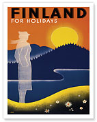 Finland for Holidays - Finnish State Railways - Fine Art Prints & Posters