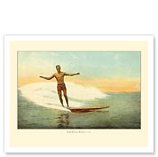 Surf Riding, Hawaii - c. 1910 - Fine Art Prints & Posters