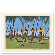 Kodak Hula Show - Waikiki, Hawaii - c. 1950's - Fine Art Prints & Posters