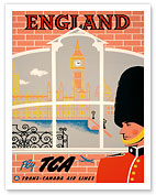 England - Fly TCA, Trans-Canada Air Lines - Fine Art Prints & Posters