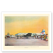 Belgian Congo Inaugural Service - Douglas DC-4 - Pan American World Airways - c. 1946 - Fine Art Prints & Posters