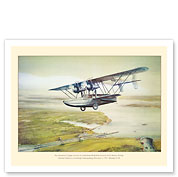 Pan American World Airways - Sikorsky S-38 - First Airmail Flight - Charles Lindbergh - c. 1929 - Fine Art Prints & Posters