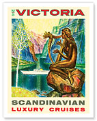 Scandinavian - Mediterranean - West Indies - MS Victoria Luxury Cruises - Incres Line - Fine Art Prints & Posters