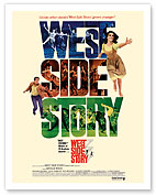 West Side Story - Starring Natalie Wood and Richard Beymer - Giclée Art Prints & Posters