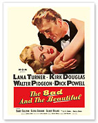 The Bad and the Beautiful - Starring Kirk Douglas and Lana Turner - Giclée Art Prints & Posters