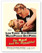 The Bad and the Beautiful - Starring Kirk Douglas and Lana Turner - Fine Art Prints & Posters