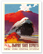 The New Empire State Express - Hudson River Valley - Fine Art Prints & Posters